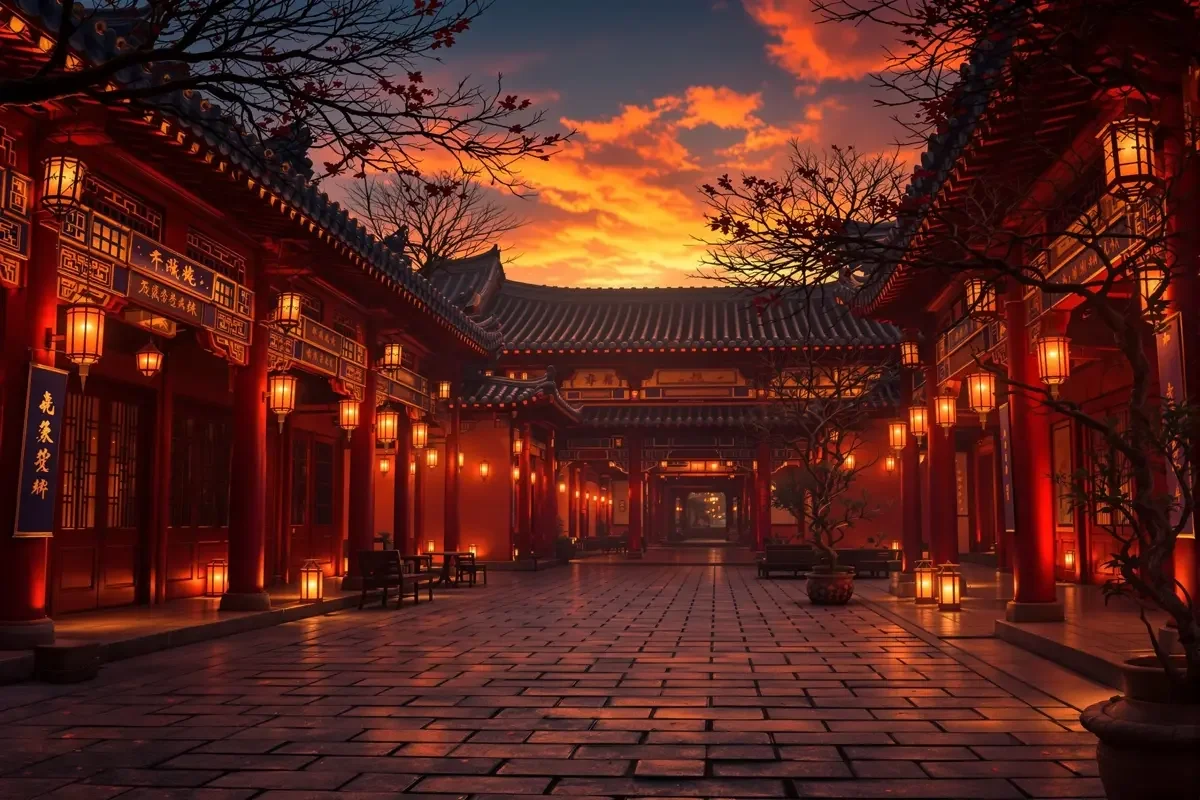 河马短剧专题《宫墙月夜特辑》舞台追光主视觉